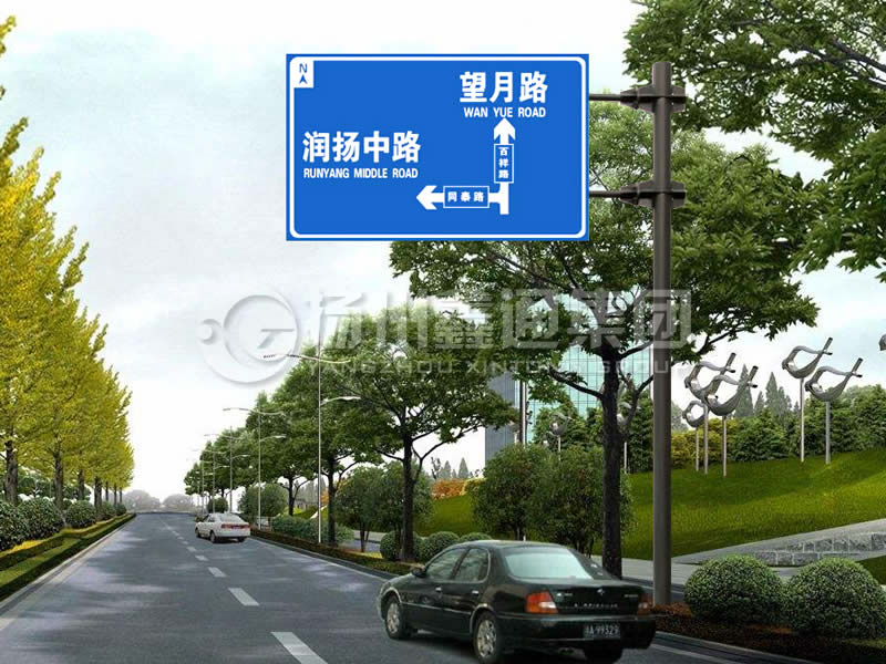 BZG-002，交通標(biāo)志桿，F(xiàn)型交通標(biāo)志桿