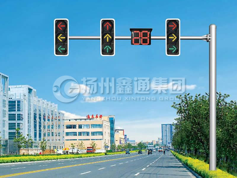 XHDG-012，L型等徑單臂信號燈桿