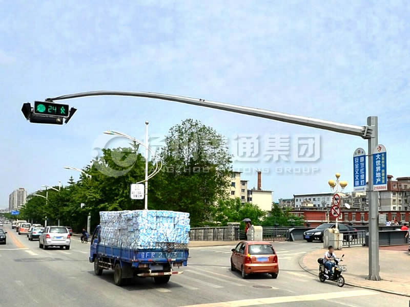 XHDG-048，吊籠式信號燈桿，吉林信號燈桿